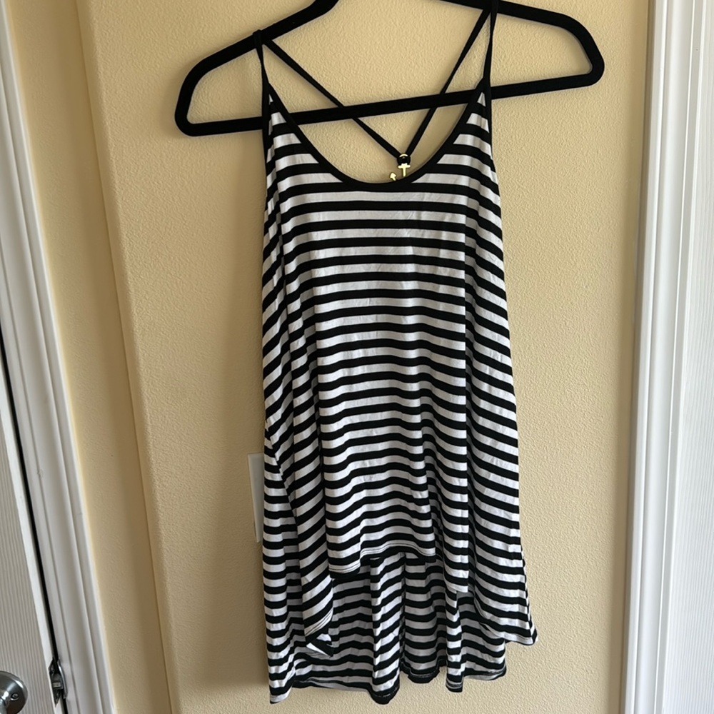 Cute high low tank